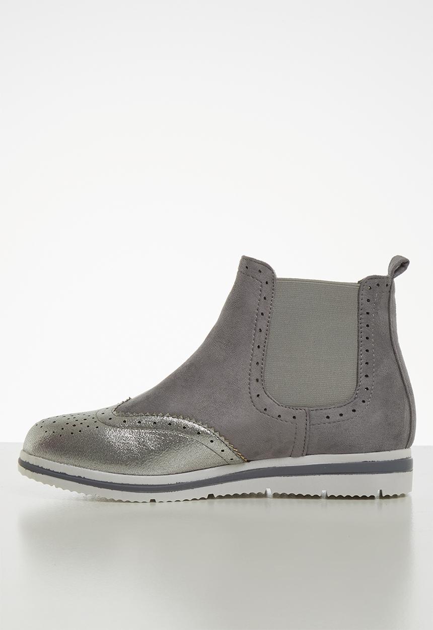 Jada - Flatform ankle boot - grey