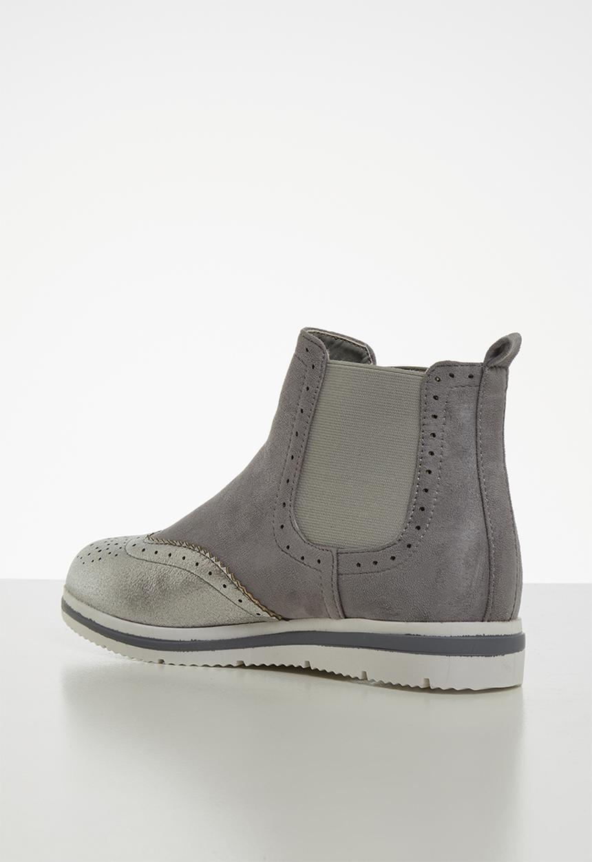Jada - Flatform ankle boot - grey