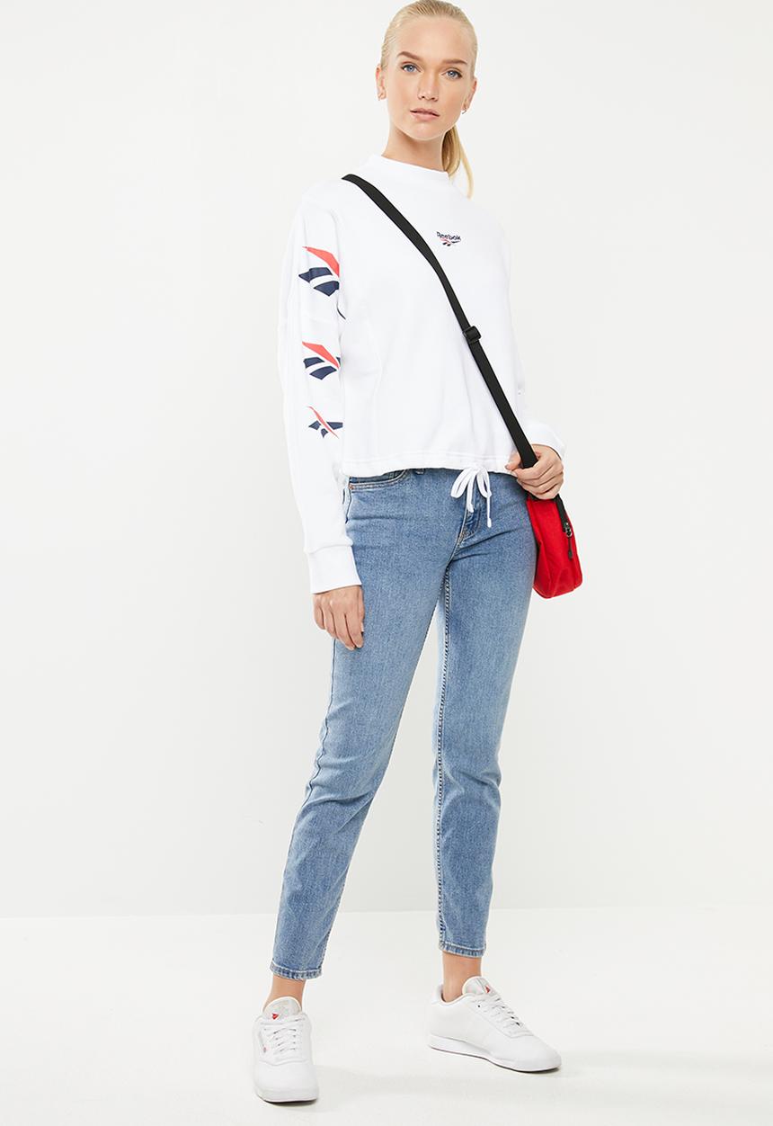 Reebok - Classics crop crew - white