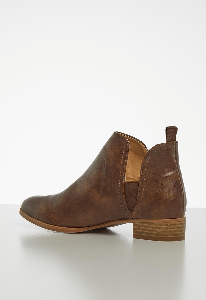 Jada - Brush ankle boot - brown