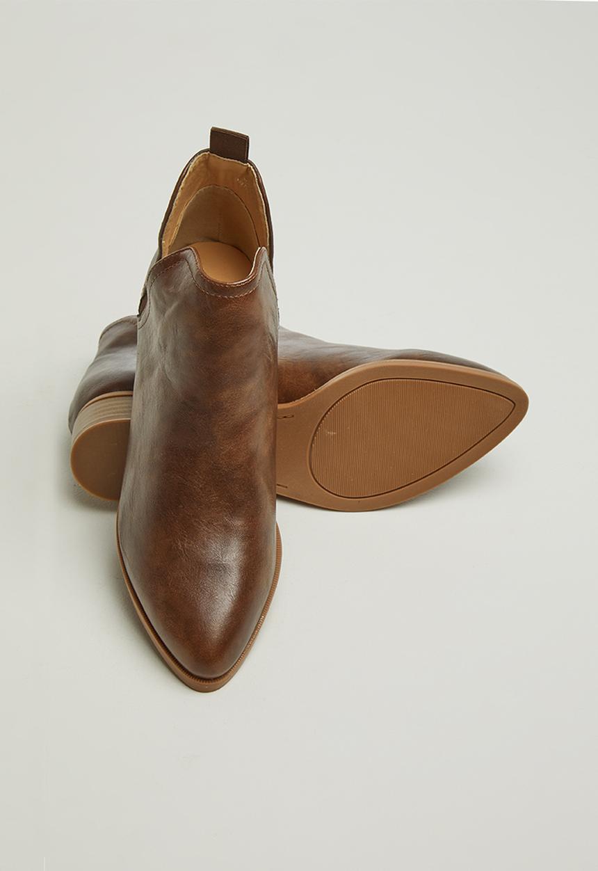 Jada - Brush ankle boot - brown