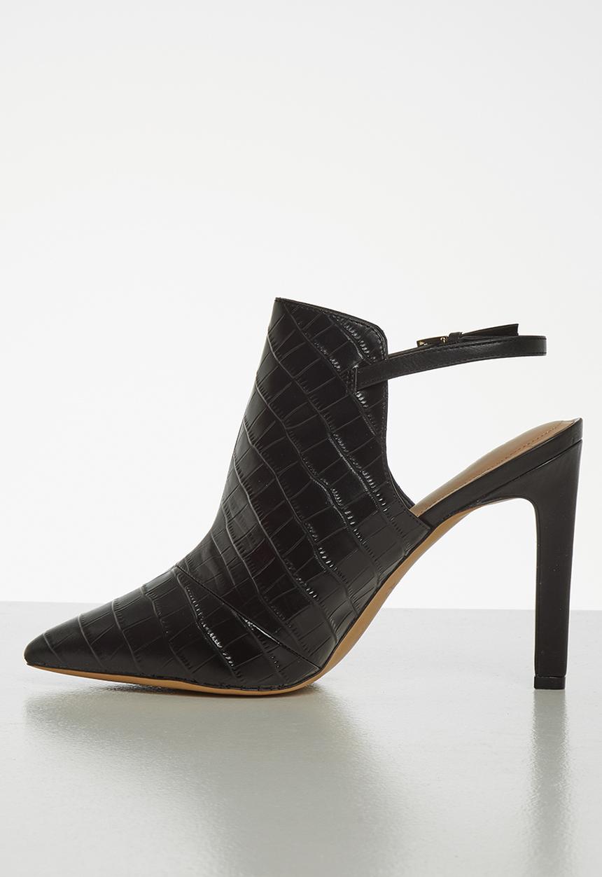ALDO - Firleigh leather heel - black