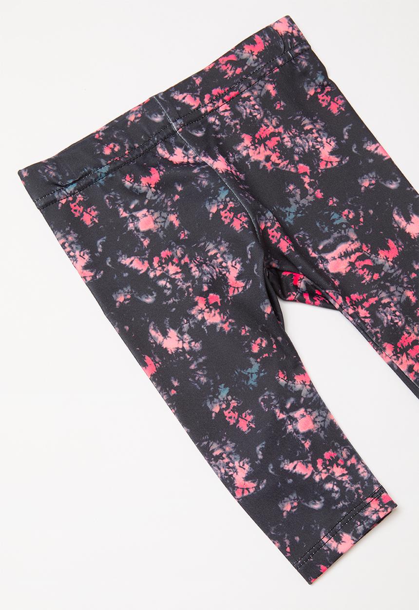 Nike - Nkg peplum tunic and leggings set - black & pink 