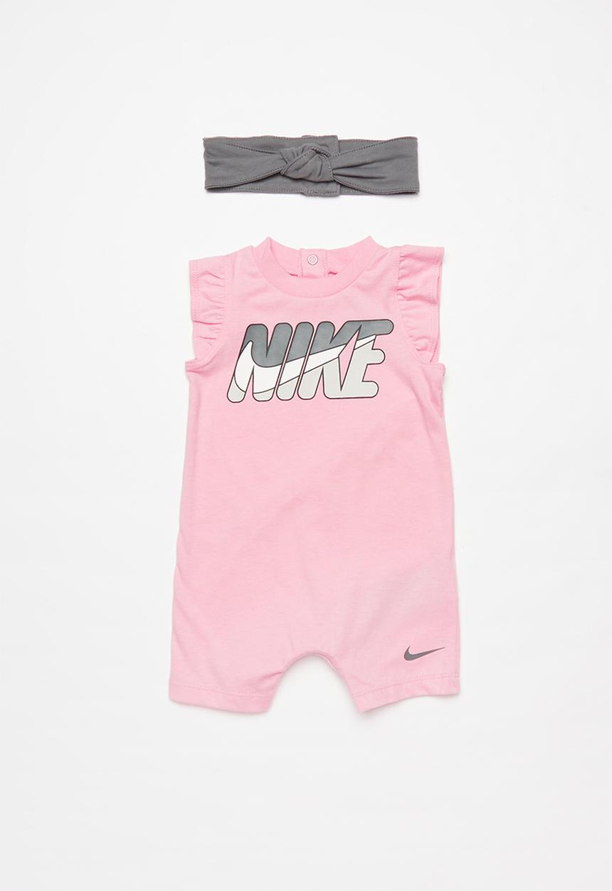 Nike - Nkg Nike romper w headband - pink