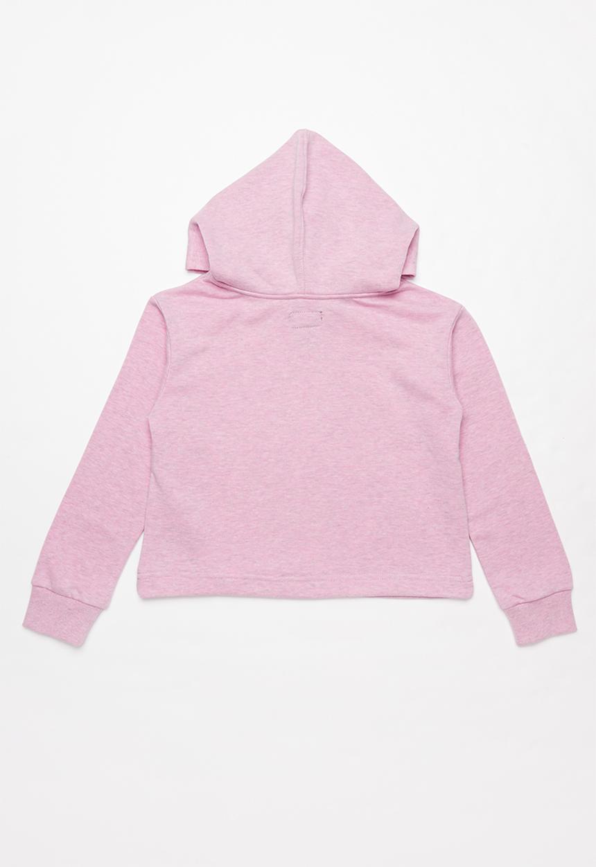 Converse - Converse overdye chuck patch hoodie - pink