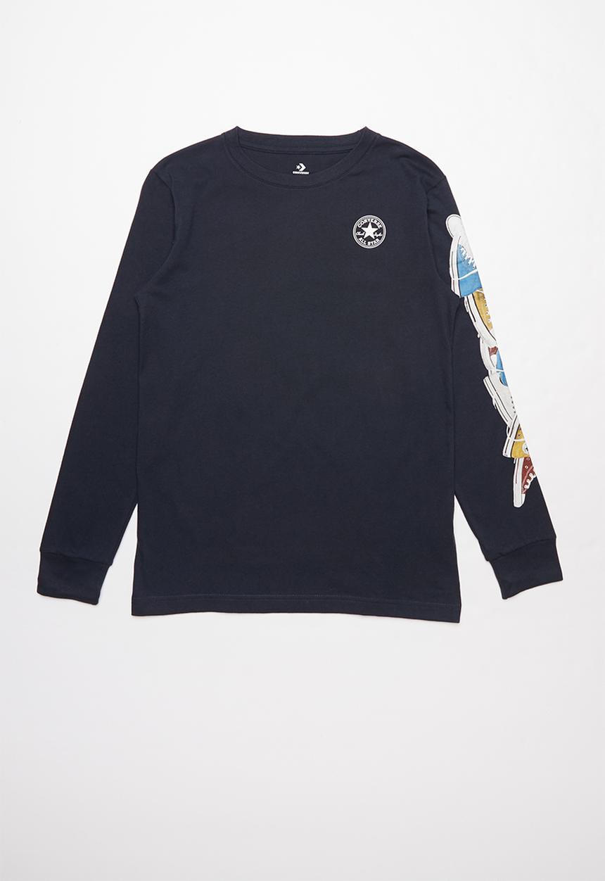 Converse - Converse sneaker sleeve longsleeve - navy