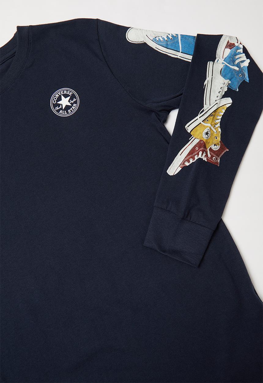 Converse - Converse sneaker sleeve longsleeve - navy