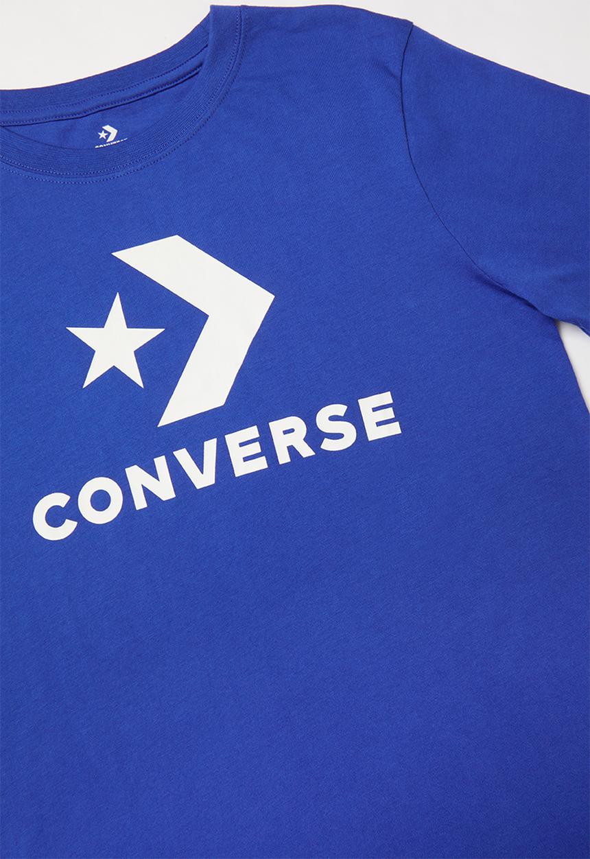 Converse - Converse stack wordmark graph tee - blue