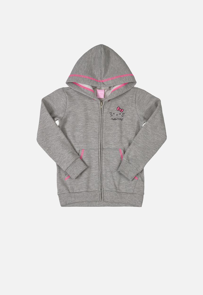 Hello Kitty - Girls Hello Kitty hoody  - grey