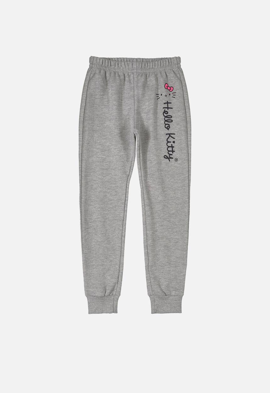 Hello Kitty - Girls kitty sweatpants - grey