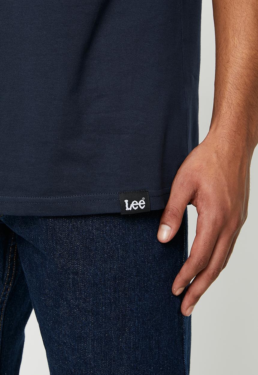 Lee  - Classic logo tee - navy 