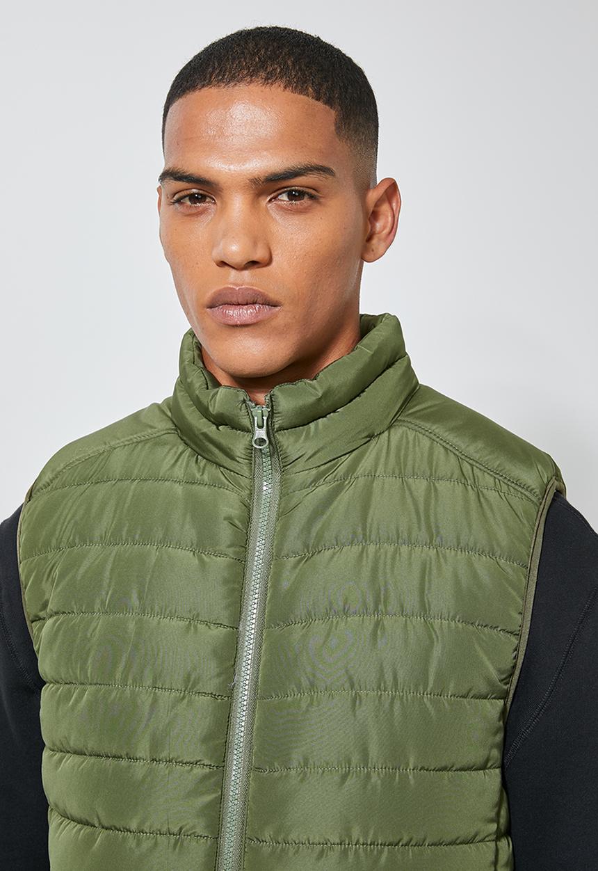 Superbalist - Lightweight sleeveless puffer jacket - green