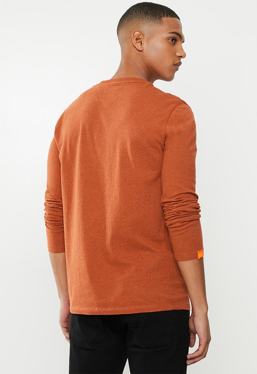 Superdry. - Orange label vintage embroidery top - orange