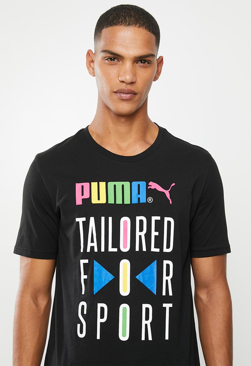 PUMA - Graphic tfs tee - black