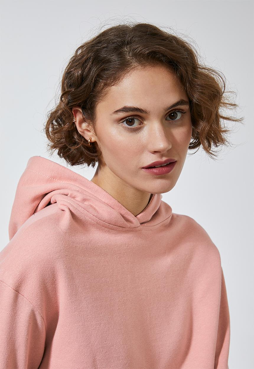 Superbalist - Crop hoodie - dusty pink