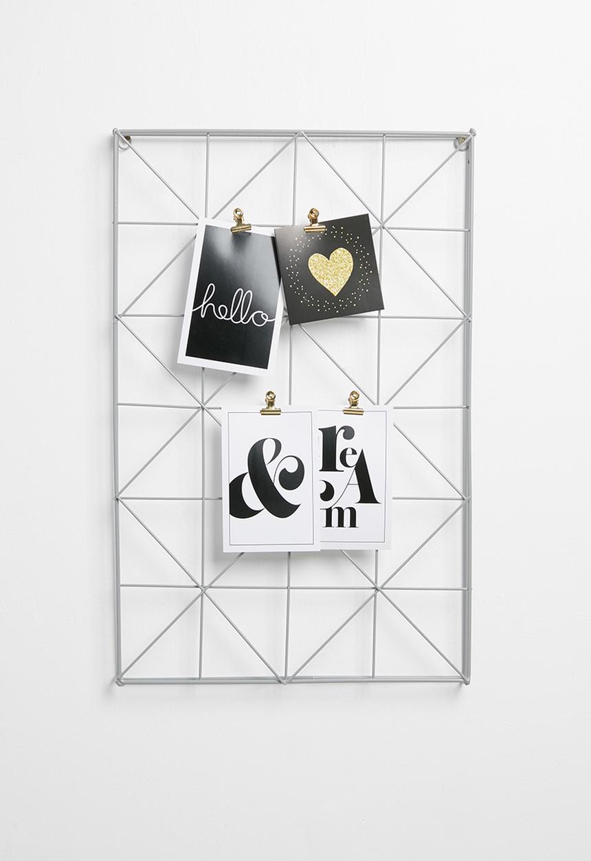 H&S - Cross wall rack - grey