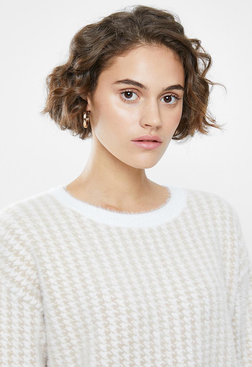 MANGO - Diana fluffy pullover - pink