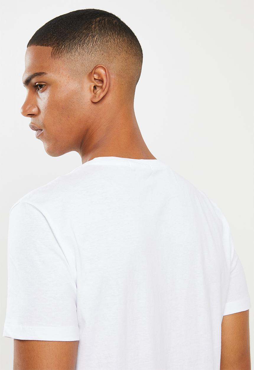 Replay - Premium pigment wash tee - white