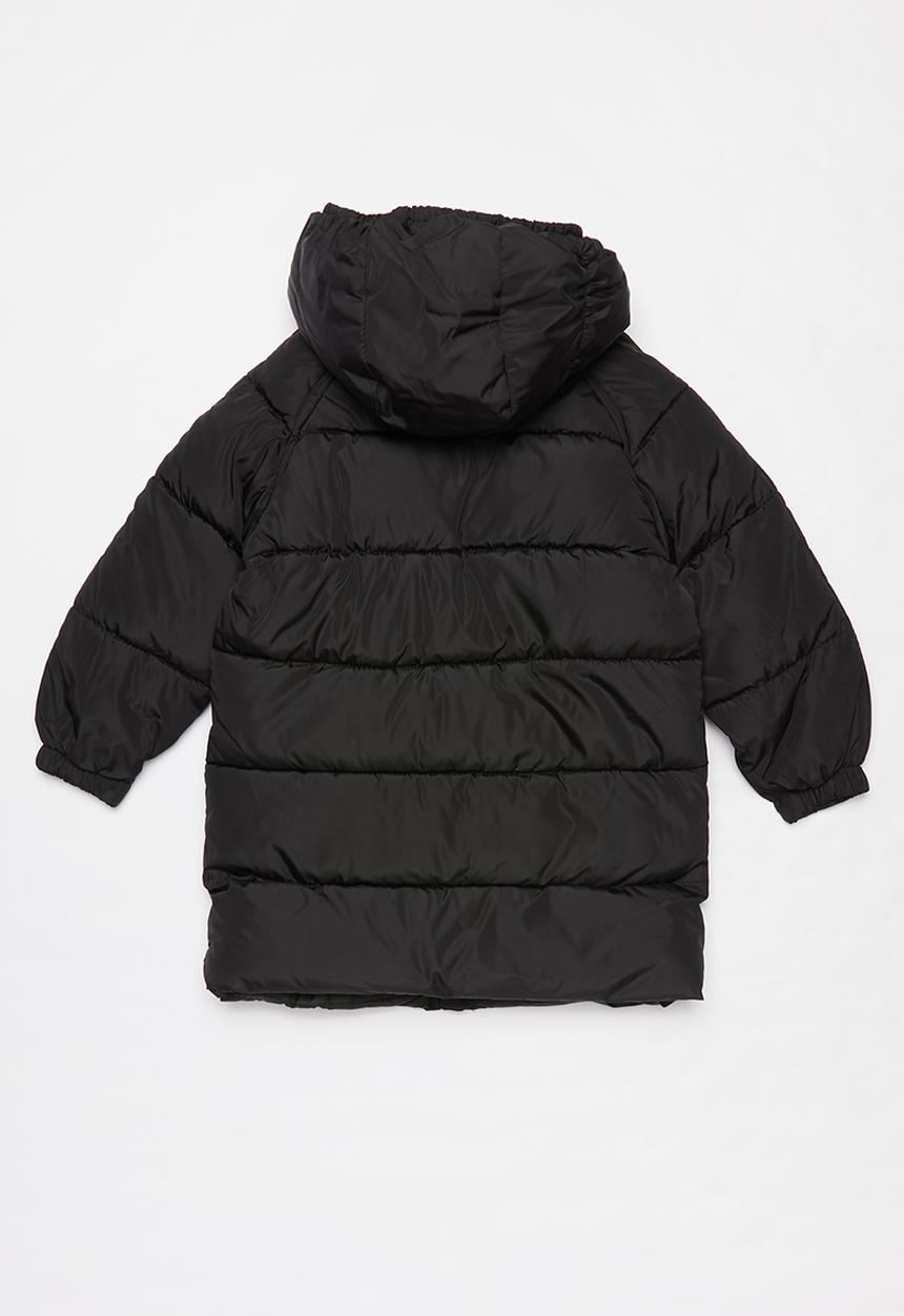 Pop Candy - Long length puffer - black