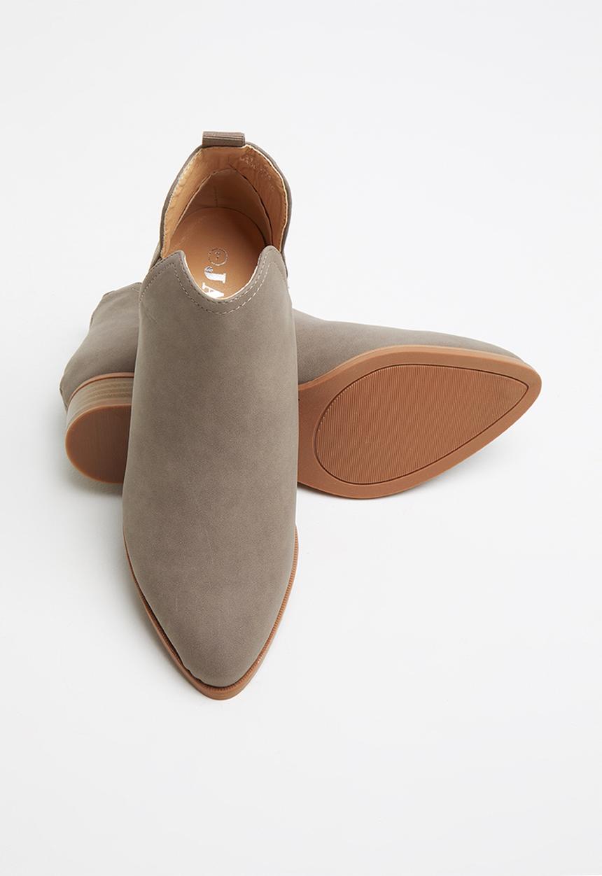 Jada - Brush nubuck ankle boot - neutral