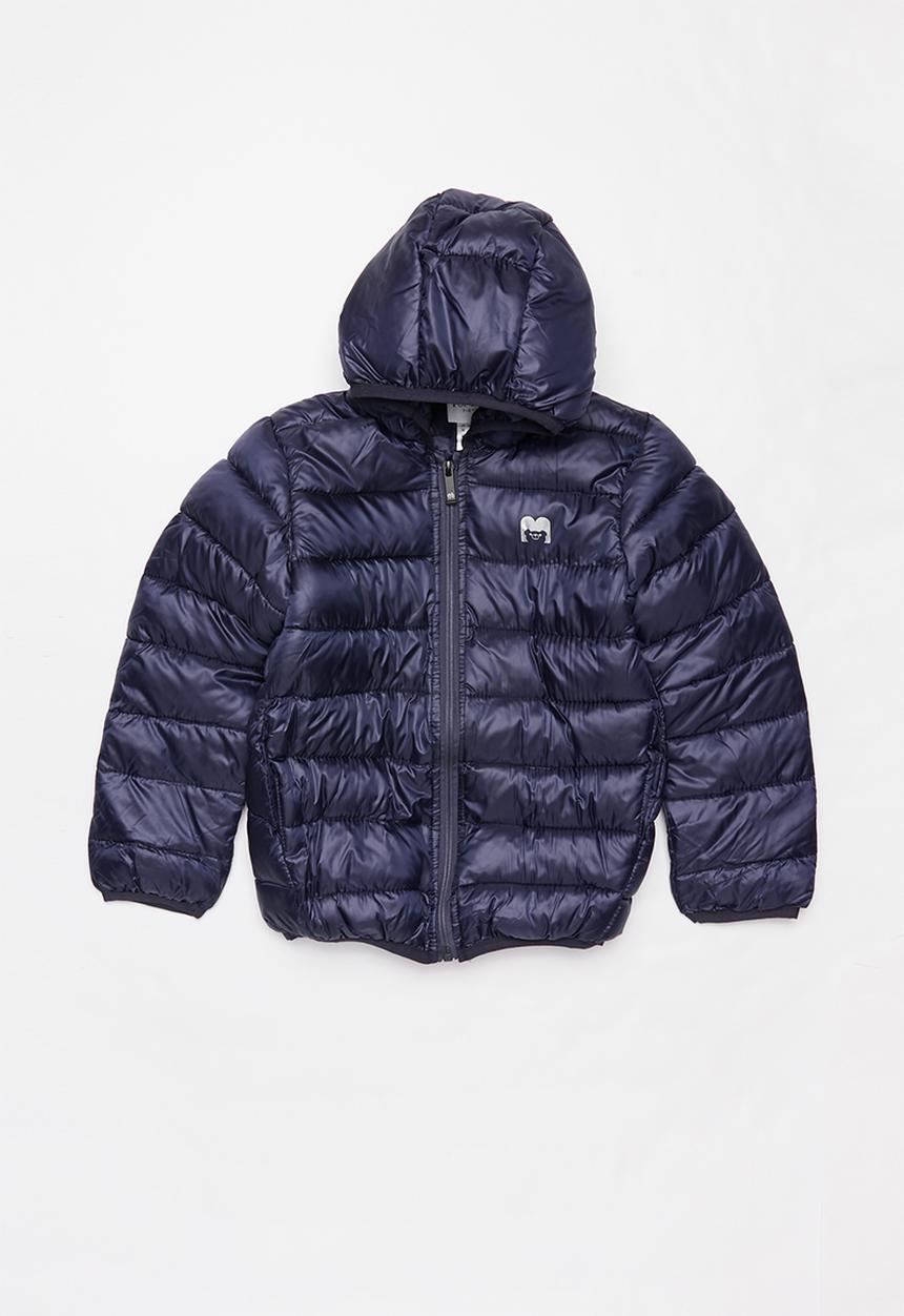 Pop Candy - Boys hooded puffer - navy