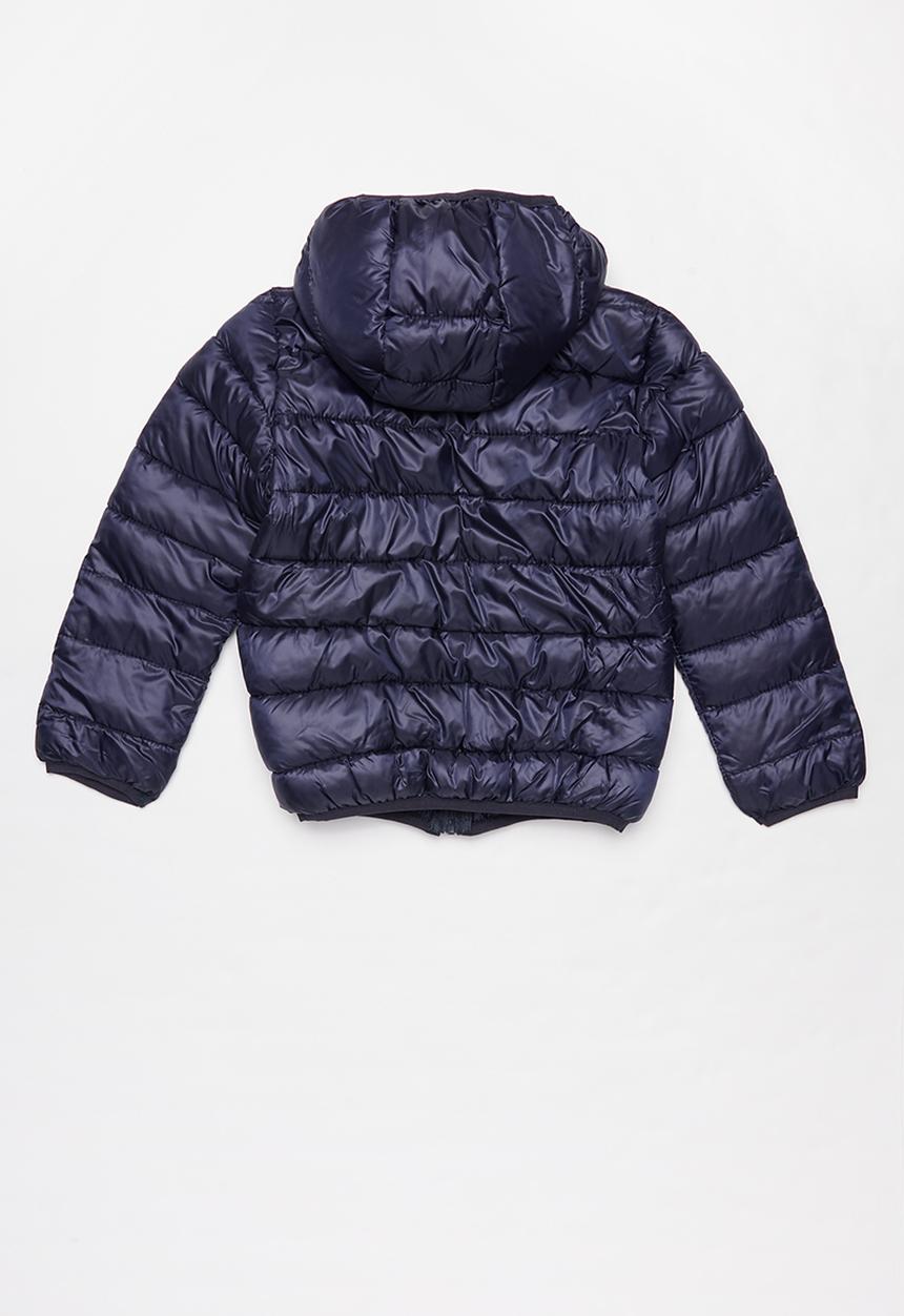 Pop Candy - Boys hooded puffer - navy