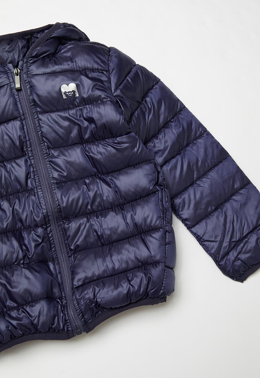 Pop Candy - Boys hooded puffer - navy