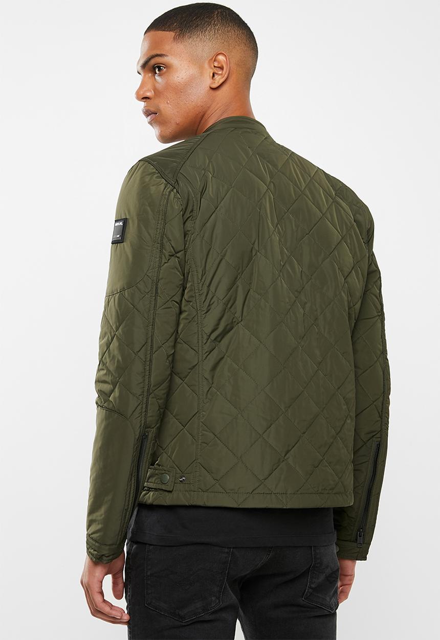Replay - Quilted military jacket - olive