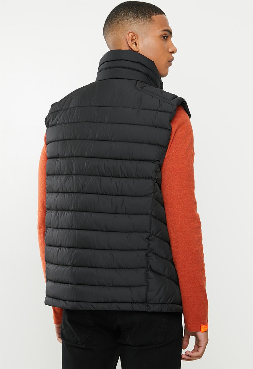 Superdry. - Double zip fuji gilet - black