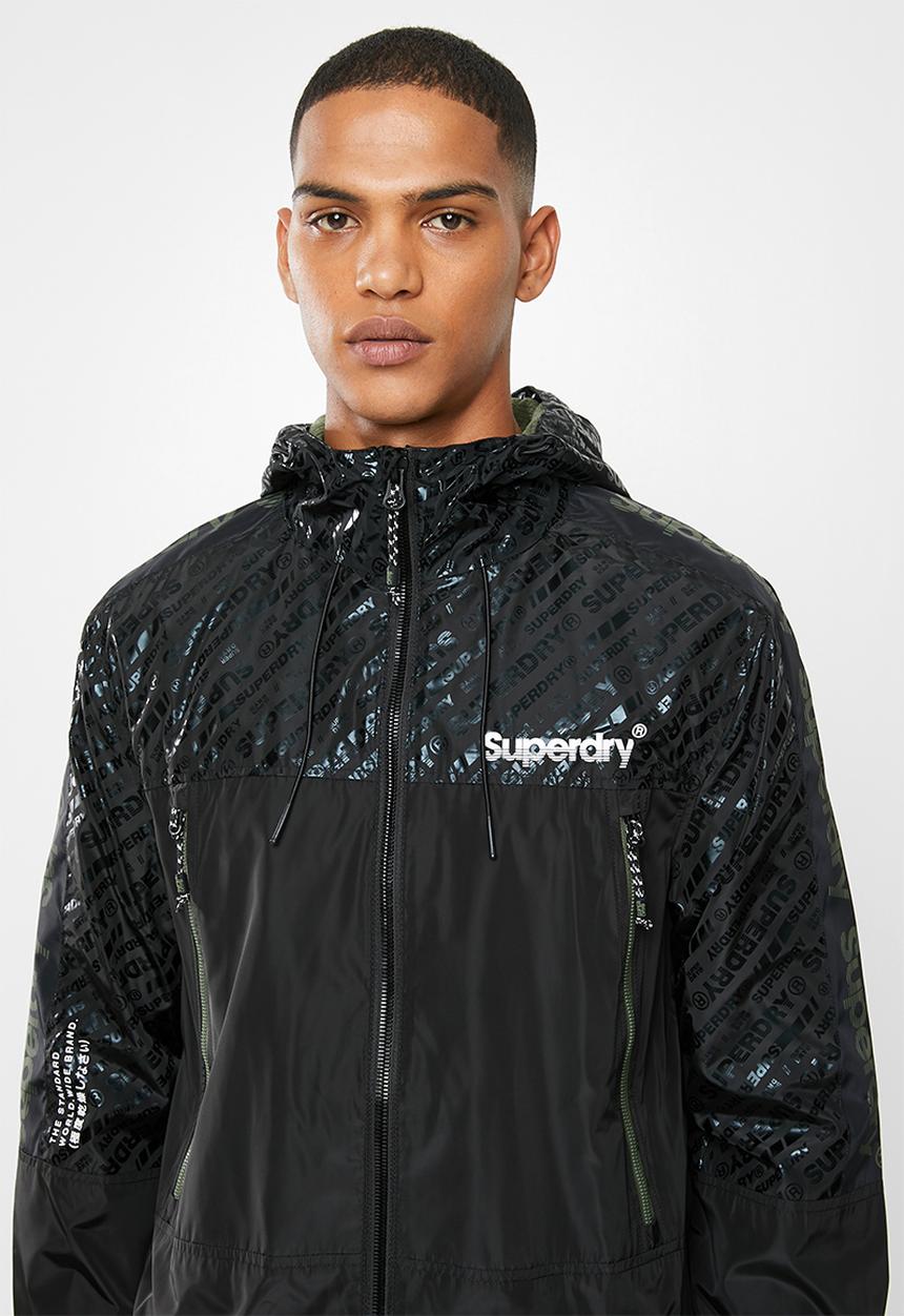 Superdry. - Offshore cagoule - black