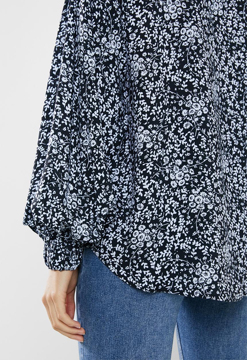 Superbalist - Dropped shoulder shell top - black & white 