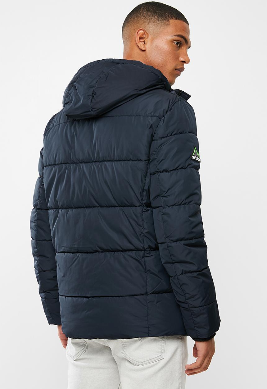 Superdry. - Sports puffer jacket - navy