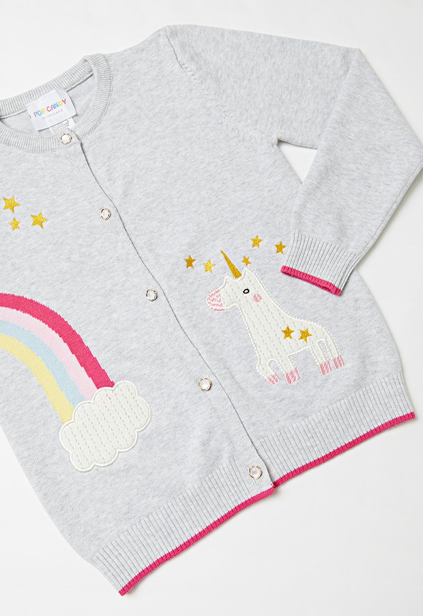 Pop Candy - Girls jersey - grey