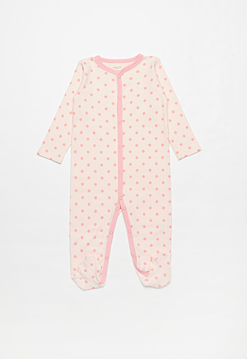 Pop Candy - Baby long sleeve sleepsuit - pink 