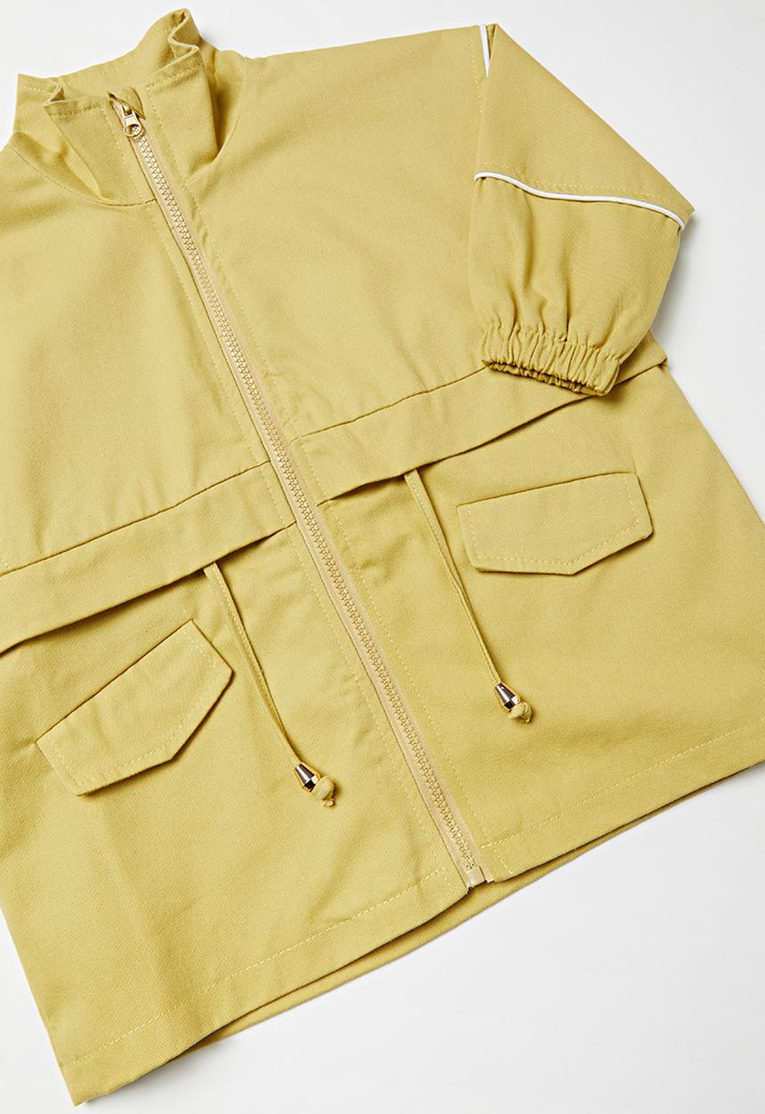 Rebel Republic - Girls parka jacket - yellow