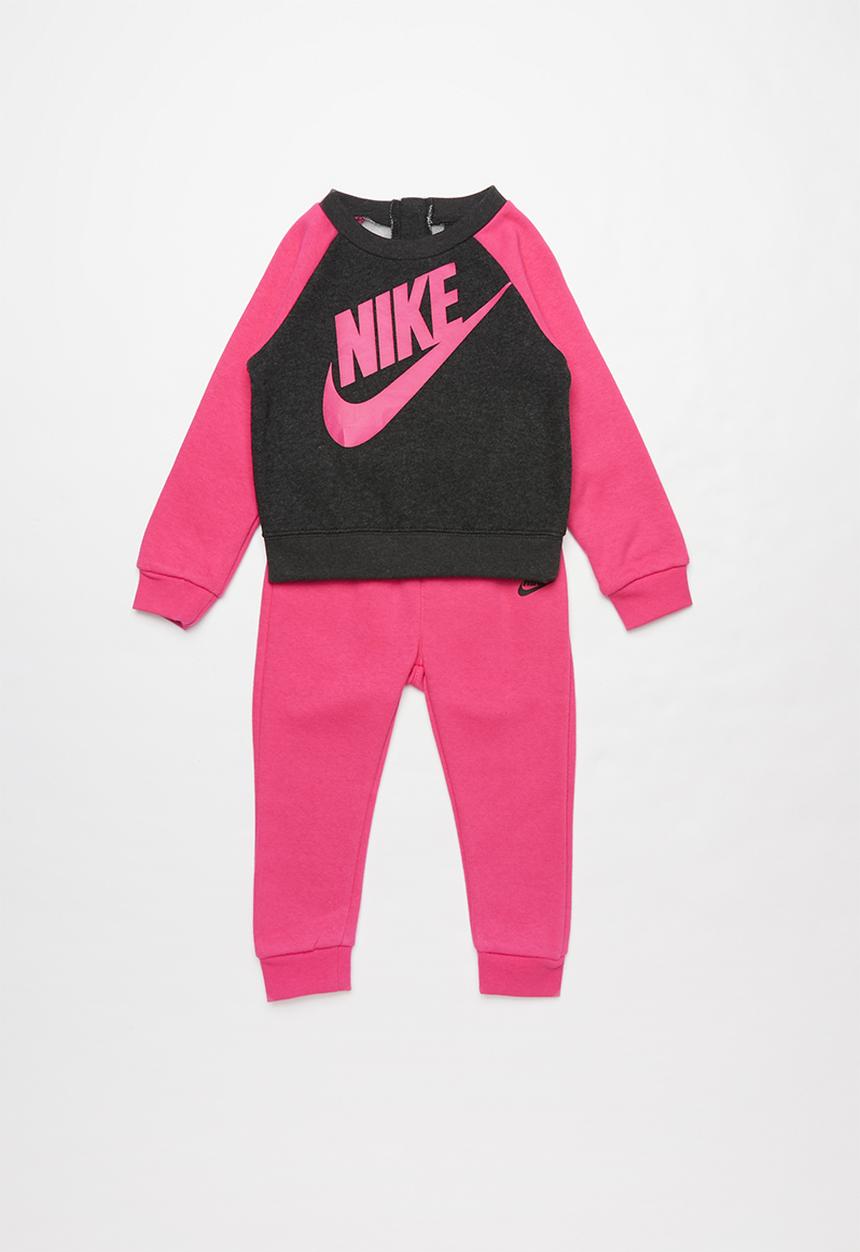Nike - Baby nkb nike air tricot set - black & pink