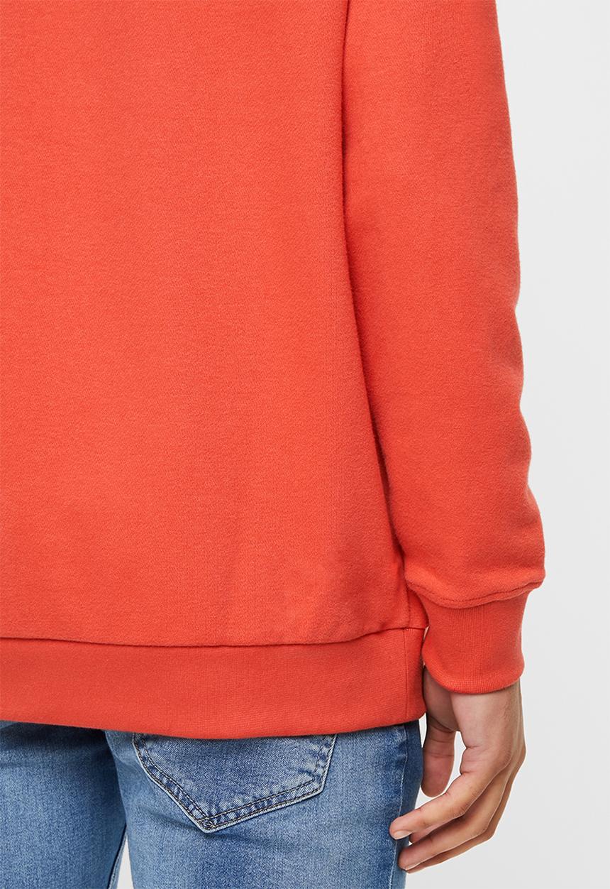 adidas Originals - Adi trefoil hoodie - red