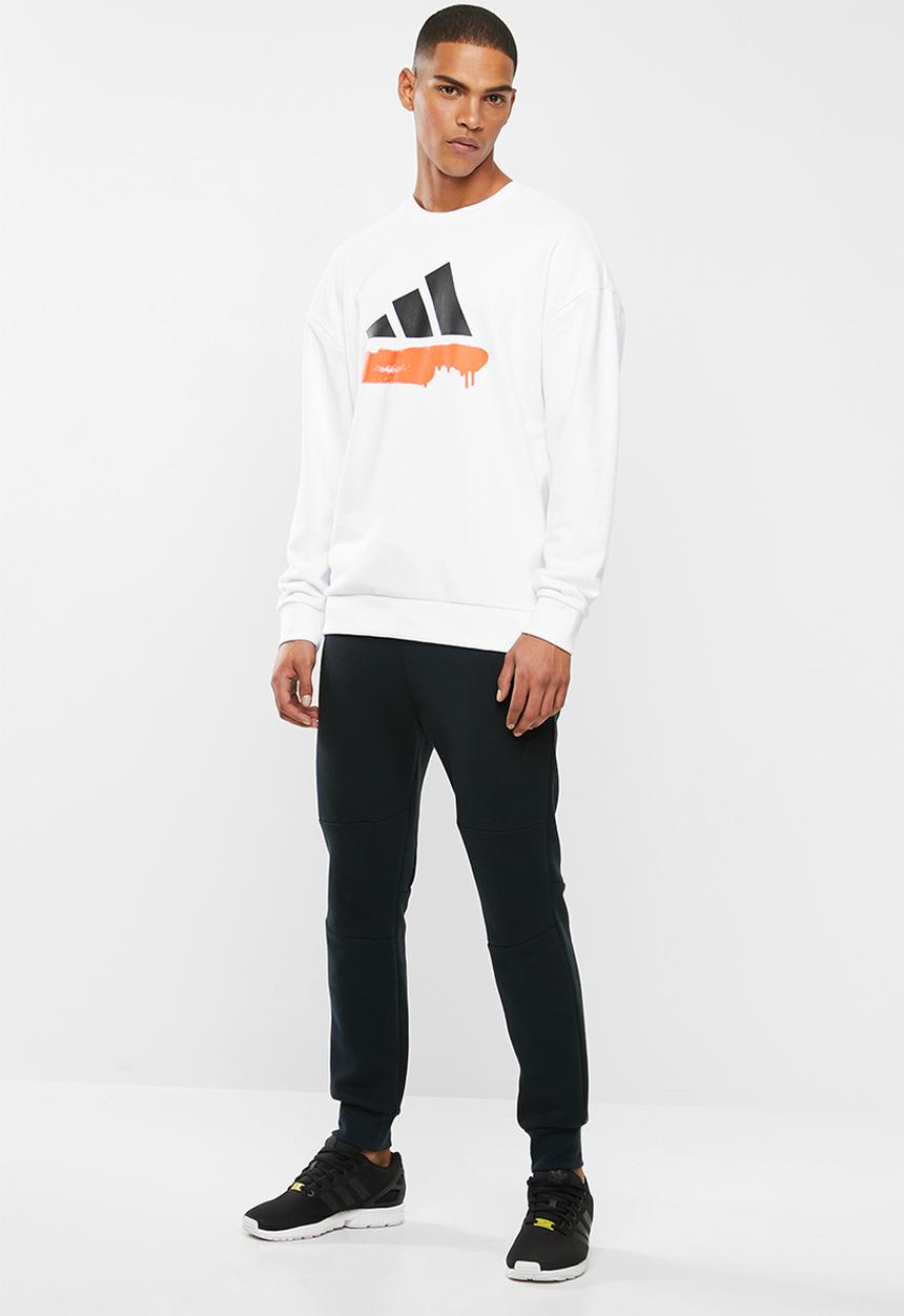 adidas Performance - O2 bos sweatshirt - white