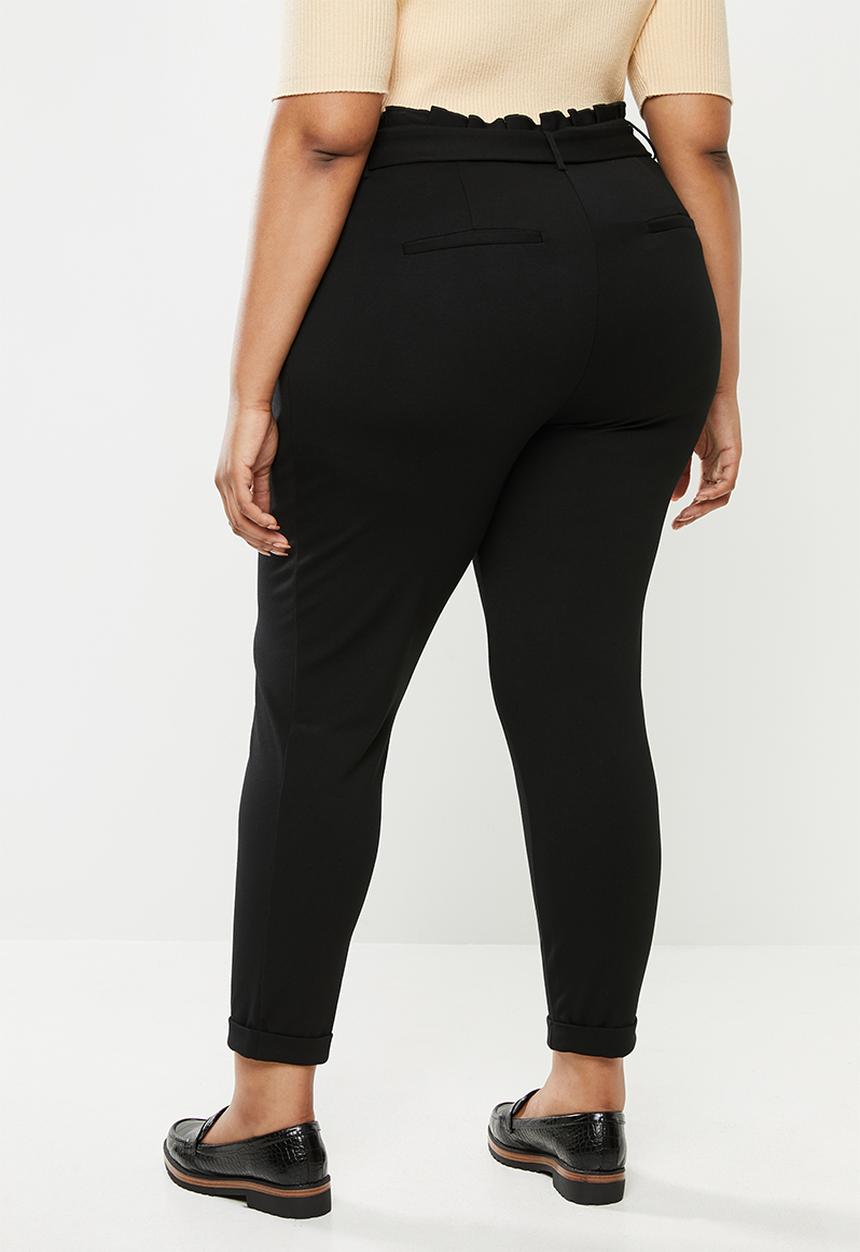 Carmakoma - Goldtrash easy paperback pants - black