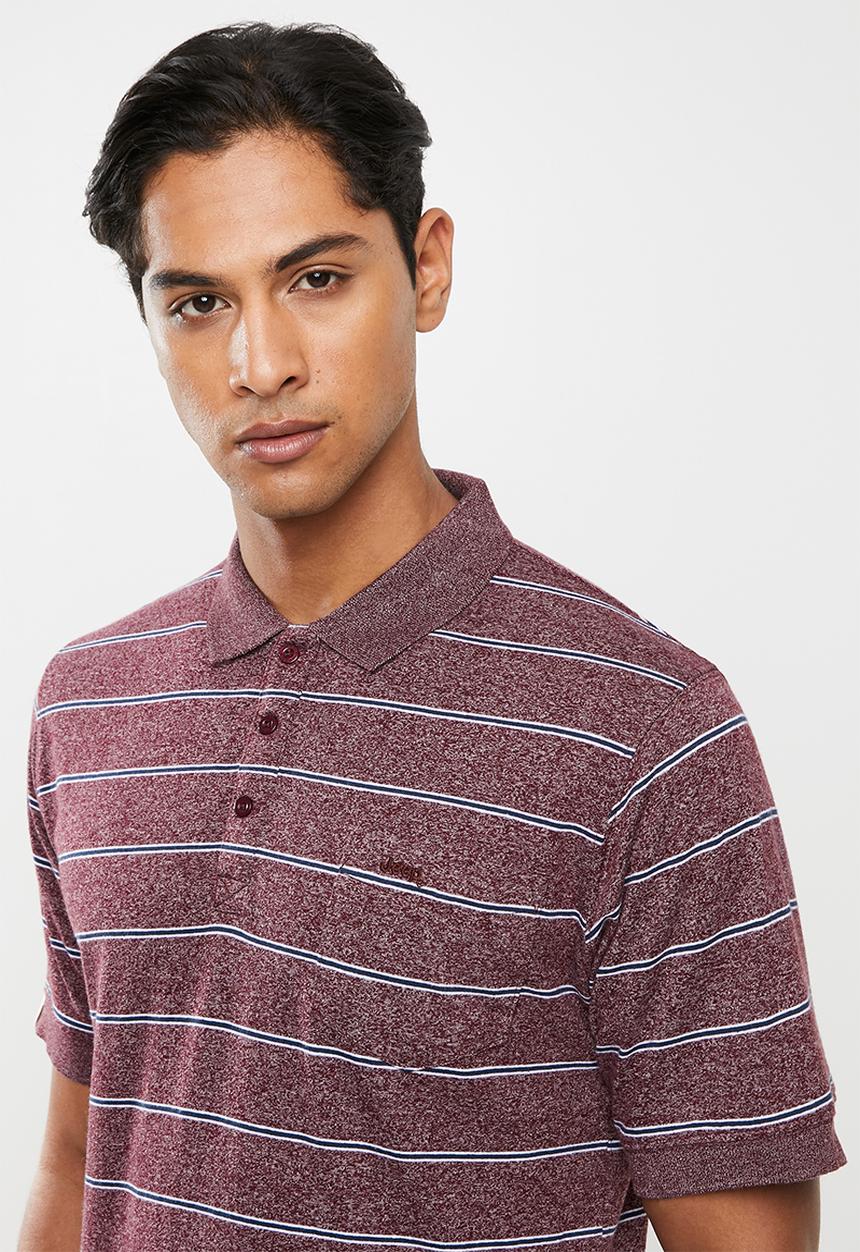 JEEP - Fine stripe golfer - multi