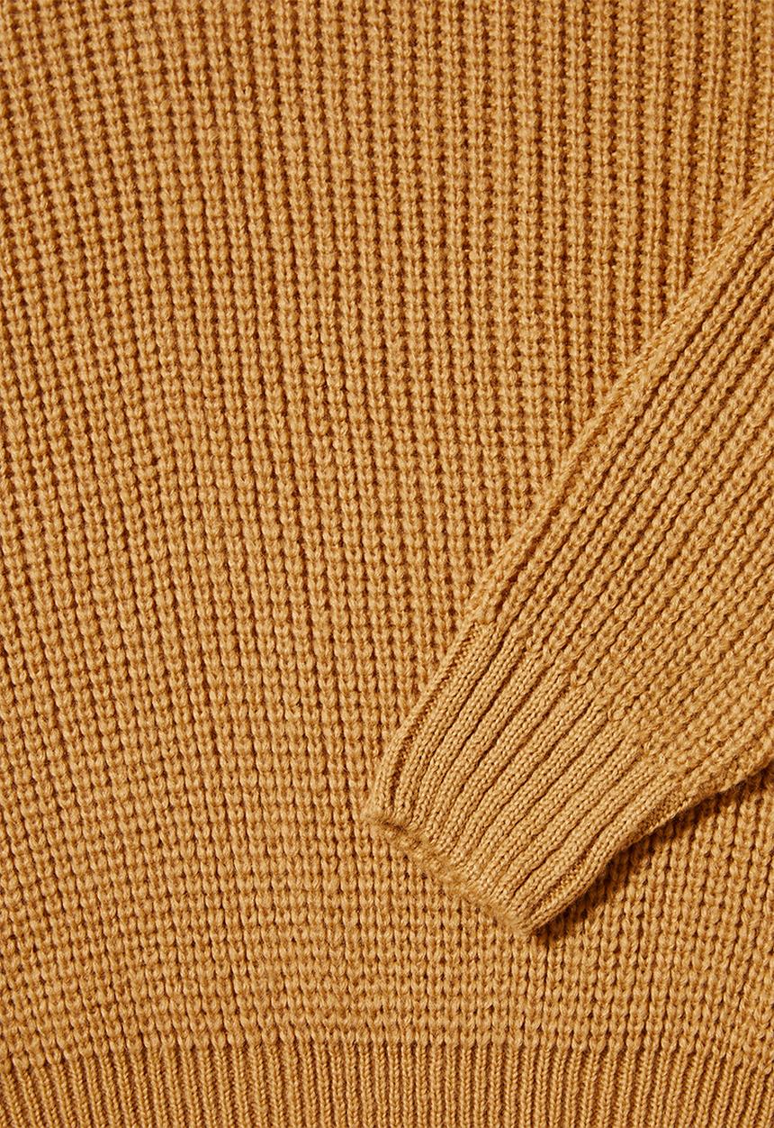 Superbalist - Rolled neck chunky jumper - ochre