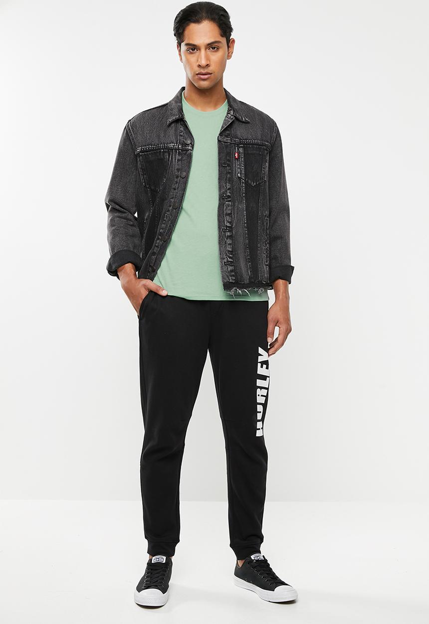 Hurley - Fastlane fleece pants - black