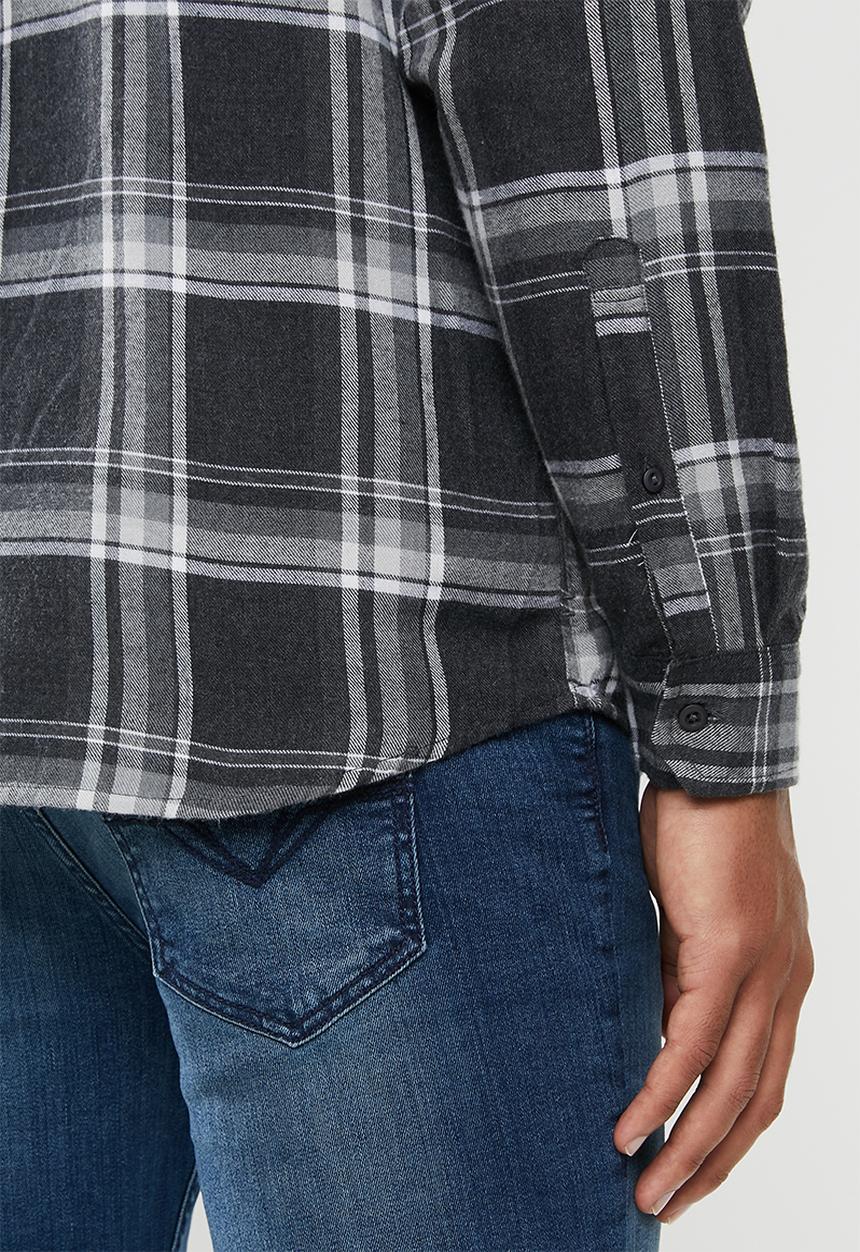 Hurley - Creeper washed shirt - black & white