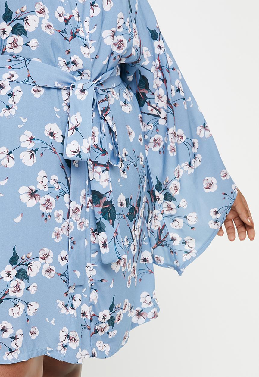 Superbalist - Plus robe - blue cherry blossom