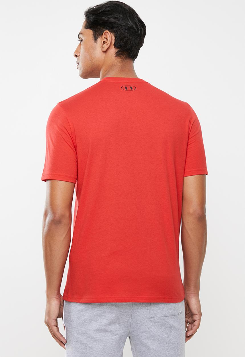Under Armour - Sportstyle logo tee - red & white