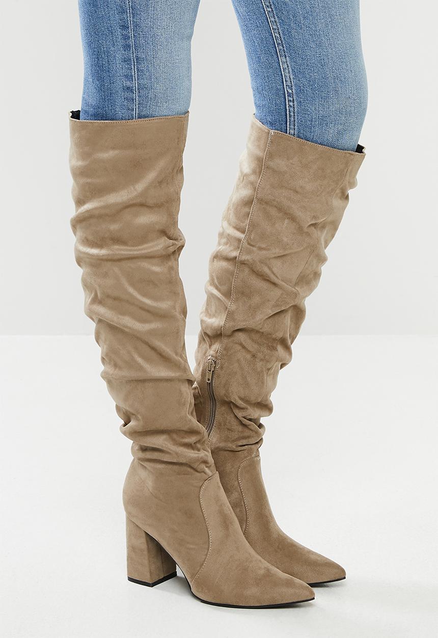 Superbalist - Kadie over-the-knee boot - taupe 