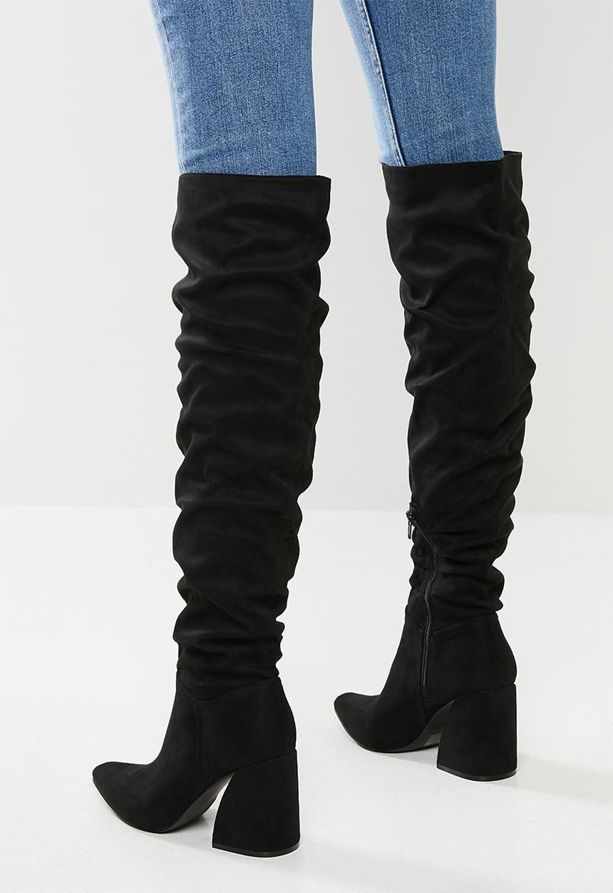 Superbalist - Stella over the knee boot - black