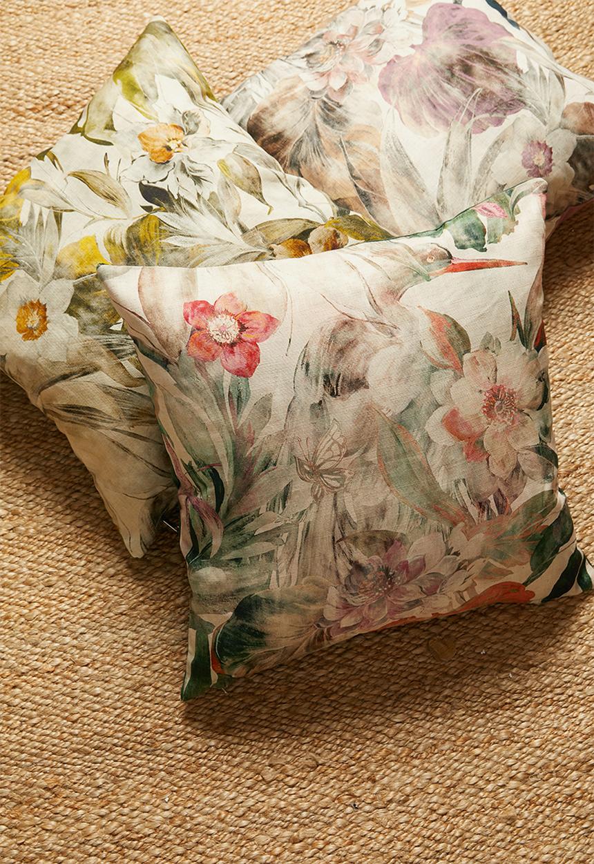 Hertex Haus - Highgrove cushion cover - tigerlily