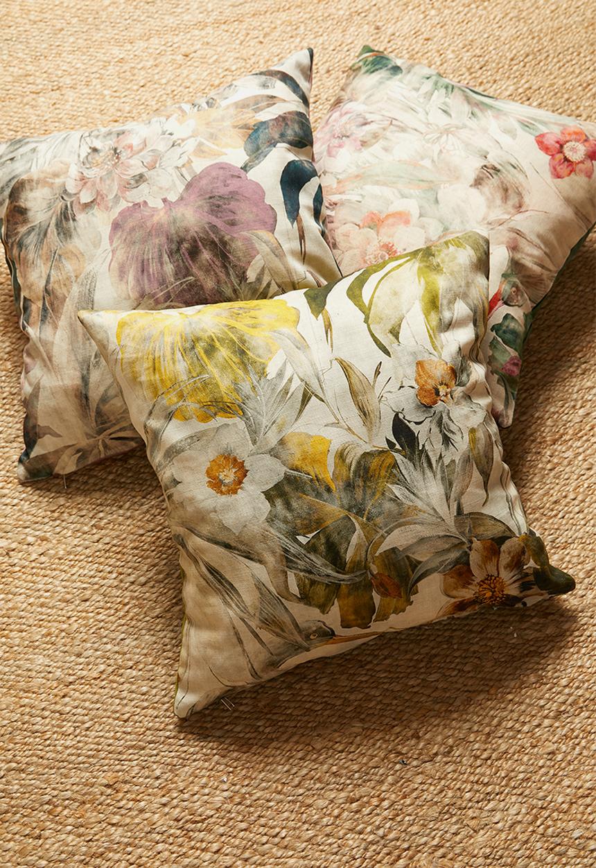 Hertex Fabrics - Highgrove cushion cover - saffron