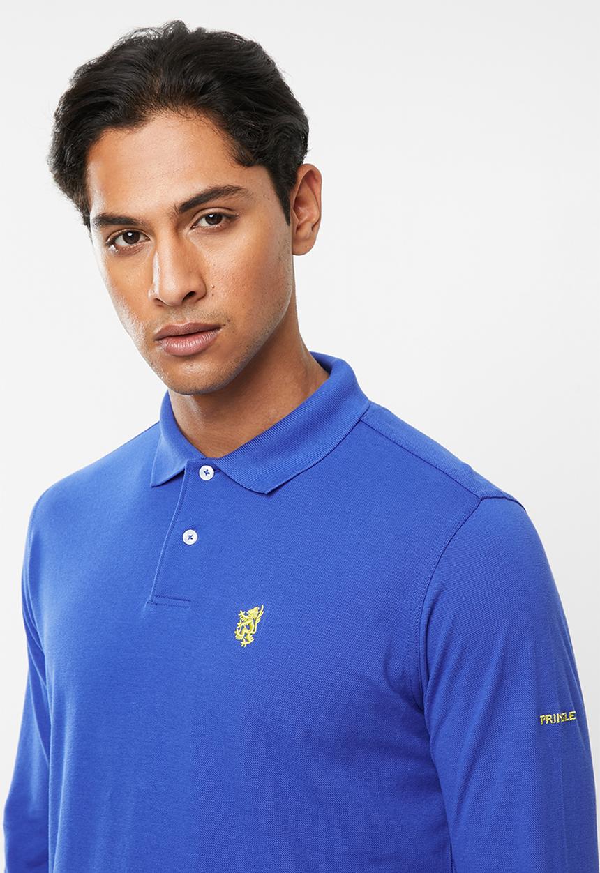 Pringle of Scotland - St augustine long sleeve styled sps - blue